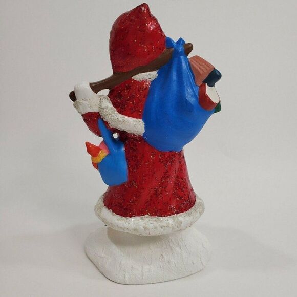 Vintage Santa with Tree And Gifts Figurine 9" - Picture 3 of 9